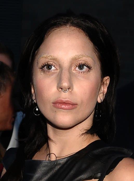 Where's Gaga gone? Singer ditches the garish make up for bare-faced look as friends claim she's 'turned i